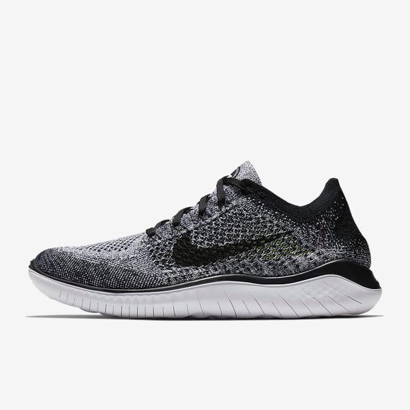 Nike Other - Nike Nike Free RN Flyknit White & Black Size 10
